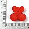 Cherry Food Grade Silicone Focal Beads SIL-A011-01B-3