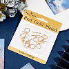 Beebeecraft 10 Sets Brass Toggle Clasps KK-BBC0015-84-6