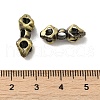 Tibetan Style Rack Plating Brass Connector Charms KK-Q805-08AB-3