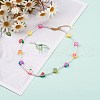 Polymer Clay Fruit Beaded Necklaces NJEW-JN03359-4