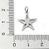 Non-Tarnish 304 Stainless Steel Pendants STAS-C097-67P-3