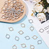 60Pcs 2 Colors Alloy Crystal Rhinestone Connector Charms FIND-HS0001-21-4
