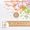  480Pcs 8 Colors Dyed Natural Malaysia Jade Rondelle Beads Strands G-NB0002-88-2
