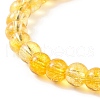 Faceted Glass & Gemstone Stretch Beaded Bracelets Sets BJEW-TA00202-9