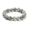 Natural Map Stone Beaded Stretch Bracelets BJEW-D446-E-08-2