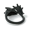 Dragon Alloy Open Cuff Rings RJEW-K275-36EB-3