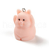 Opaque Resin Pendants RESI-K023-03B-1
