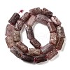 Natural Strawberry Quartz Beads Strands G-L552R-02-3