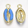Alloy Enamel Pendants PALLOY-T065-27A-2