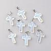 Synthetic Opalite Pendants G-J354-10-1