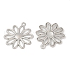 Flower Alloy Pendants FIND-M082-02P-2