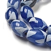 Blue Tibetan Style dZi Beads Strands TDZI-NH0001-C09-01-4