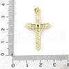 Brass Micro Pave Cubic Zirconia Pendants KK-D317-109G-3