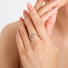 Oval Ring 925 Sterling Silver Finger Rings for Women FS-WGC6322-04-2