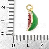 Brass Enamel Pendants KK-L231-19G-3