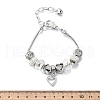 Alloy European Beads Charm Bracelets BJEW-F495-21P-3