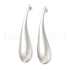 304 Stainless Steel Teardrop Stud Earrings for Women EJEW-M089-07P-4