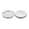 Tarnish Resistant 304 Stainless Steel Cabochon Settings STAS-P249-16B-P-2