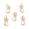 Rack Plating Brass Hook Clasps KK-WH0060-06G-3