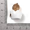 Broken Shell Animal Luminous Resin Display Decorations DJEW-M010-02F-4