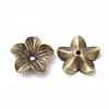 Tibetan Style Bead Caps TIBEB-A11022-AB-FF-2