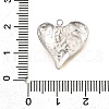 304 Stainless Steel Pendants STAS-M123-03E-PG-3
