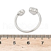 304 Stainless Steel Adjustable Open Cuff Rings RJEW-Z091-03P-3