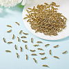 GOMAKERER 200Pcs Tibetan Style Alloy Fairy Wing Beads TIBEB-GO0001-09-4