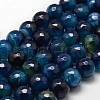 Natural Agate Beads Strands X-G-G882-14mm-D01-2-1
