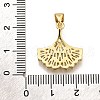 Brass Micro Pave Cubic Zirconia Pendants KK-K401-18G-3