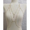 Alloy Crystal Rhinestone Tassel Bikini Sexy Body Chains for Beach Party FS-WG856A8-03-1
