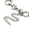 304 Stainless Steel Ring Link Chains Bracelets for Men & Women BJEW-D042-13P-3