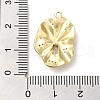 Rack Plating Brass Cubic Zirconia Pendants KK-M267-05G-3