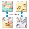 Tarnish Resistant 304 Stainless Steel Cookie Cutters DIY-E012-07A-3
