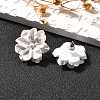 Alloy & 925 Sterling Silver & Acrylic Stud Earrings EJEW-Q013-09A-5