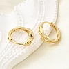 Infinity Brass Hoop Earrings for Women EJEW-U068-01G-3