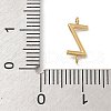 304 Stainless Steel Letter Connector Charms STAS-M108-01G-26-3