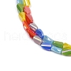 Electroplate Glass Beads EGLA-D300-01A-3