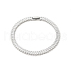 Clear Cubic Zirconia Tennis Bracelet BJEW-E009-03P-1