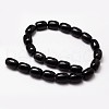 Natural & Dyed Black Onyx Beads Strands X-G-A162A-B01-2