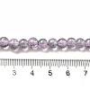 Spray Painted Crackle Glass Beads Strands X-CCG-Q002-6mm-02-4