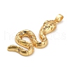 Brass Micro Pave Cubic Zirconia Pendants KK-S503-03G-01-2