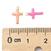 304 Stainless Steel Enamel Charms STAS-K303-01B-G-3