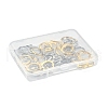 40Pcs 2 Colors 304 Stainless Steel Leverback Earring Findings STAS-FS0001-24-2