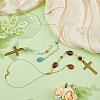 2Pcs 2 Styles Alloy Pendant Decorations HJEW-FH00022-3