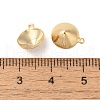 Ion Plating(IP) 304 Stainless Steel Pendant Pointed Back Rhinestone Settings STAS-U025-05B-G-3