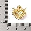 Rack Plating Brass Micro Pave Clear Cubic Zirconia Pendants X-KK-S372-02G-3