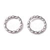 Non-Tarnish 304 Stainless Steel Jump Rings X-STAS-F191-12P-C-2