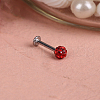 316L Surgical Stainless Steel Round Ball Threadless Labrets WGEF4A7-06-1