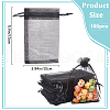SOFPLATE 100pcs Large Organza Pouches Portable Shoes Bag Travel Storage Drawstring Bags OP-SP0001-03D-02-2